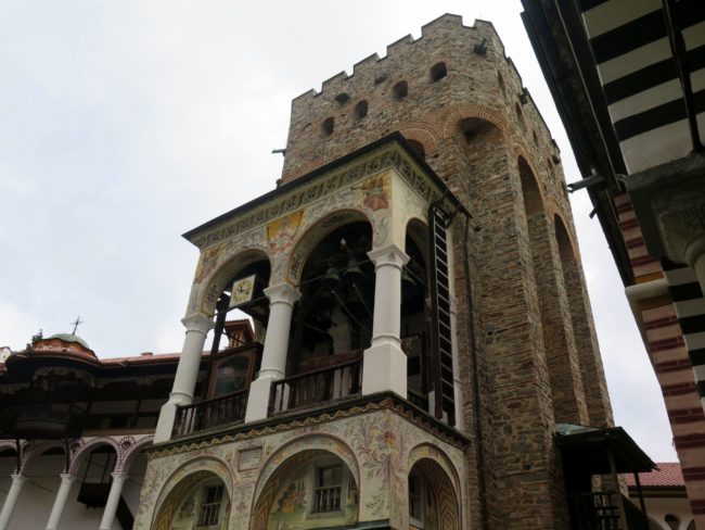 Torre fortificada en el Monasterio de Rila