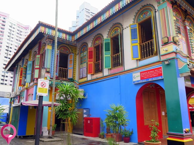 La casa más colorida de Singapur