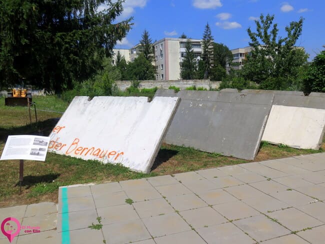 Trozos del Muro de Berlín en Rumanía