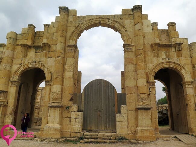 Principales edificios de Jerash