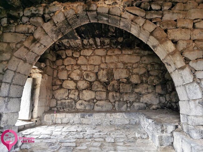 Piedra de basalto en el Castillo de Azraq