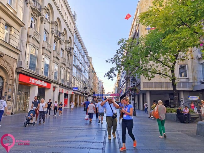 Calle principal de Belgrado