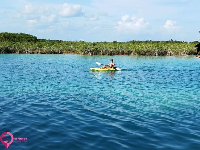 Recorrer la Laguna de Bacalar Precios alquiler de kayak en Bacalar