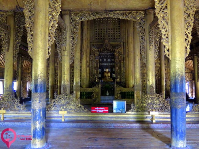Imprescindibles de Mandalay Qué es el Monasterio del Palacio Dorado de Mandalay