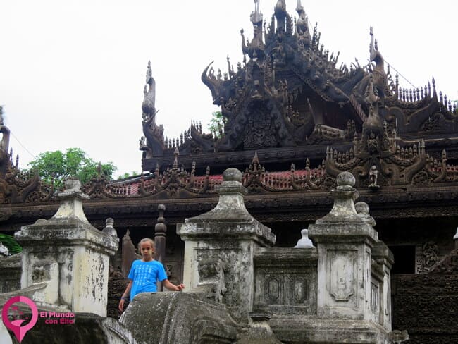 Visitar el Monasterio del Palacio Dorado de Mandalay Qué ver en Mandalay