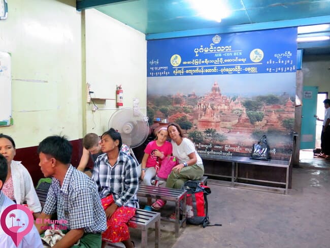 Cómo son las estaciones de autobús en Myanmar
