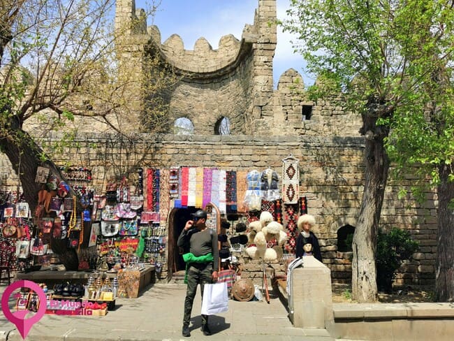 Souvenirs en Bakú Productos típicos de Azerbaiyán