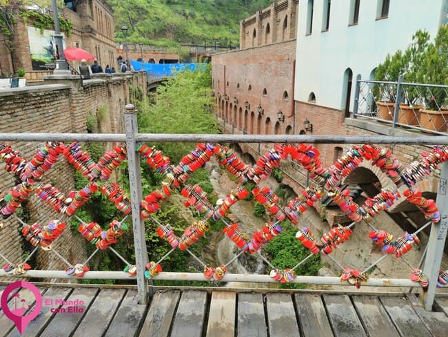 Puentes del amor en Tiflis