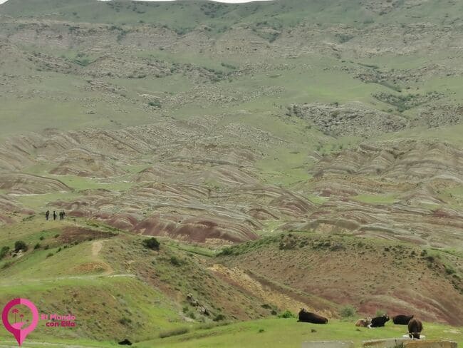 Desierto de Gareji Choque de las placas tectónicas de Asia y Africa