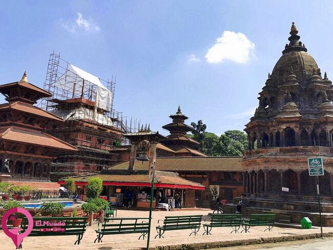 Plazas Durbar del Valle de Katmandú en Nepal