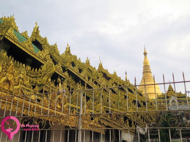 Reliquias de Buda en Yangon
