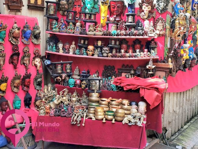 Comprar recuerdos de Nepal en Katmandú