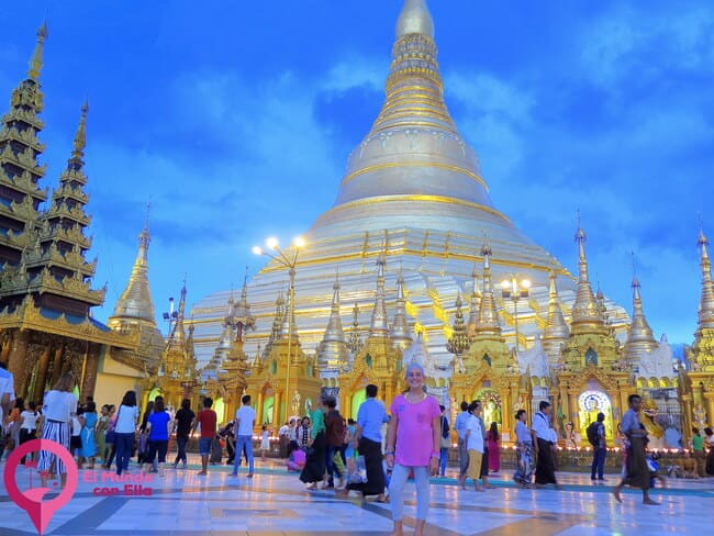 La mayor estupa de Yangon