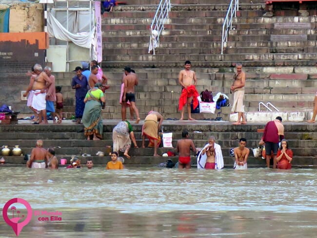Baños en el Ganges