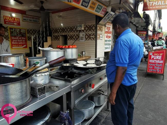 Comida callejera en India Diarrea del viajero en India