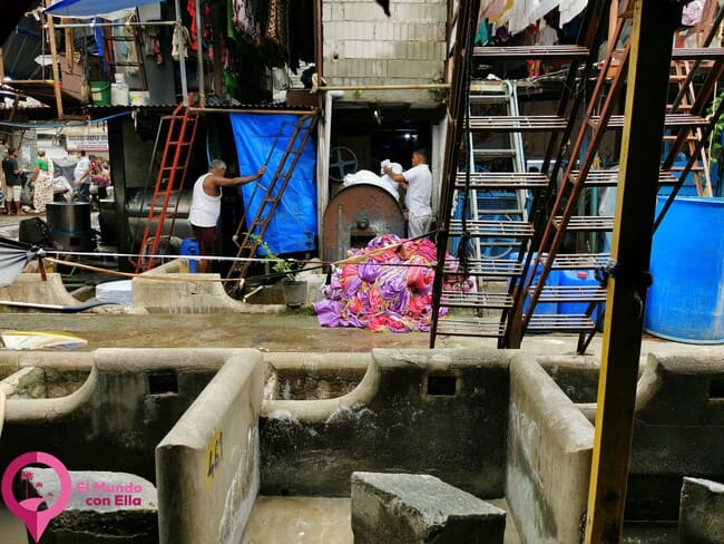 Mumbai: Lavandería en Dhobi Ghat 