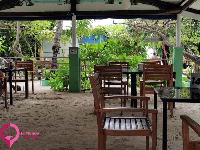 Comida en la isla de Maafushi