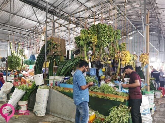 Mercado público al que acuden los habitantes de Malé