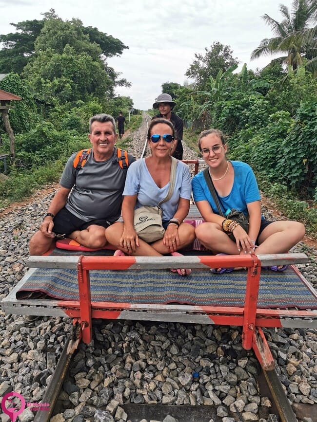 El Tren de Bambú de Battamabag Tren de bambú