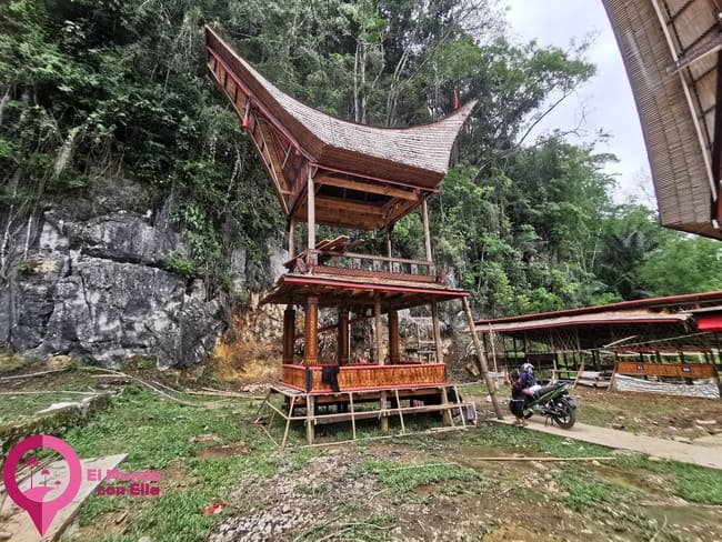 Construcciones temporales para la celebración de funerales en Tana Toraja Elementos de un funeral toraja